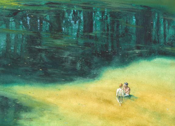 Emmanuel Lepage - Muchacho, Illustration originale 