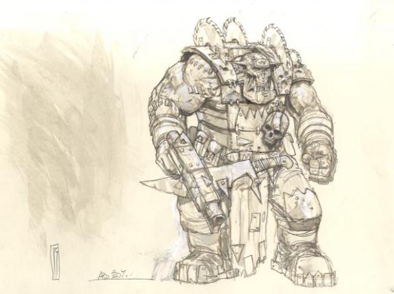 Paul Jeacock - Design figurine Orcs pour la gamme Warhammer 