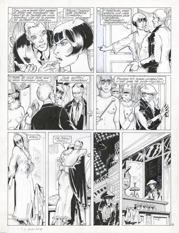 Jean-Paul Dethorey - Louis la Guigne, Moulin Rouge, Planche 