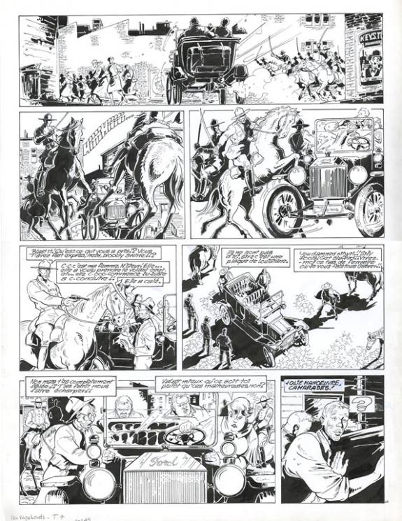 Jean-Paul Dethorey - Louis la Guigne, Les vagabonds, Planche