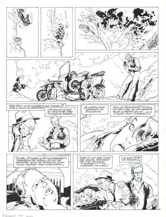 Jean-Paul Dethorey - Louis la Guigne, Les vagabonds, Planche