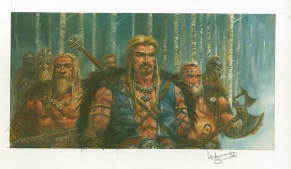 Adrian Smith - illustration originale inédit