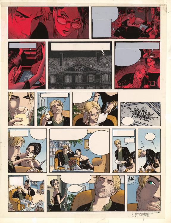 Laurent Vicomte - Sasmira, L'Appel, Bleu de mise en couleur 