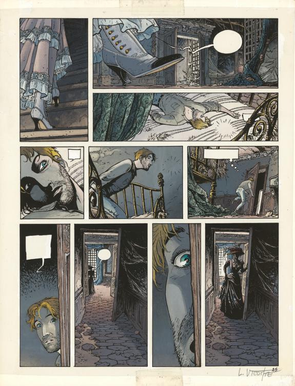 Laurent Vicomte - Sasmira, L'Appel, Bleu de mise en couleur 