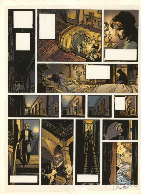 Laurent Vicomte - Sasmira, L'Appel, Bleu de mise en couleur 