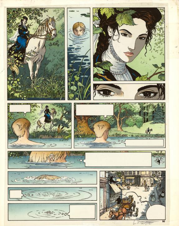 Laurent Vicomte - Sasmira, L'Appel, Bleu de mise en couleurs