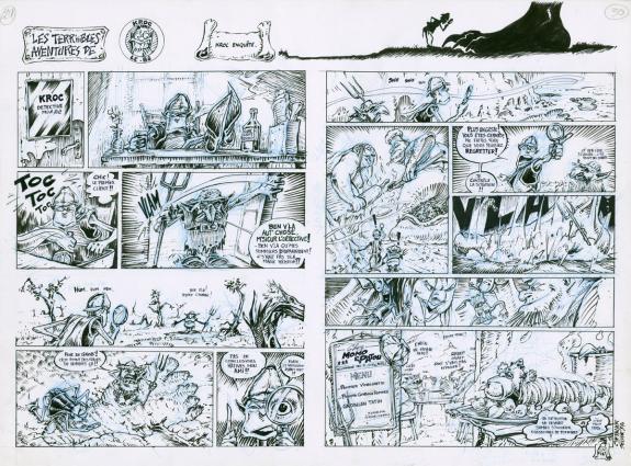 Thierry S&eacute;gur - Kroc le b&ocirc;, Kroc enqu&ecirc;te, double planche