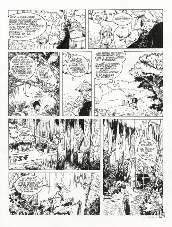 Claire Wendling - Les Lumières de l'Amalou, Théo, Planche 24