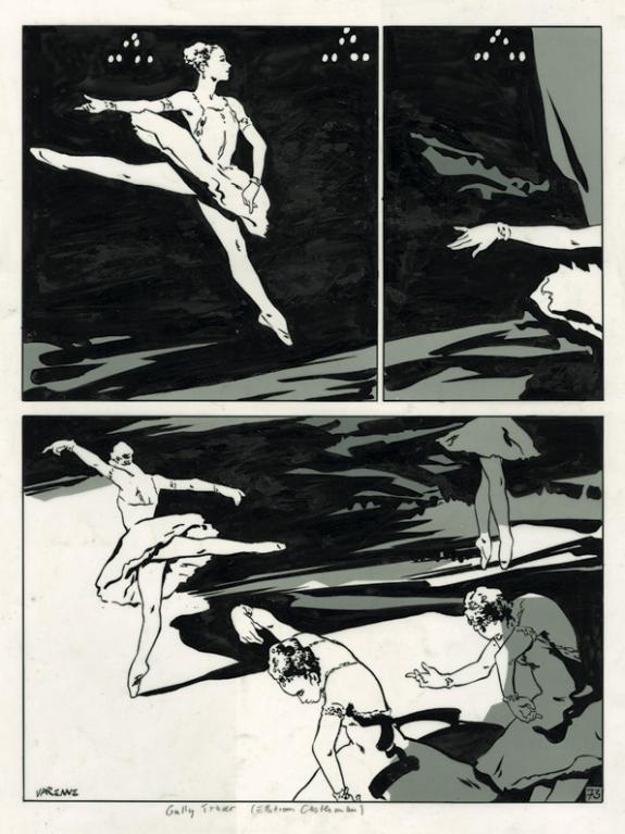 Alex Varenne - Gully Traver, planche originale (encre de chi