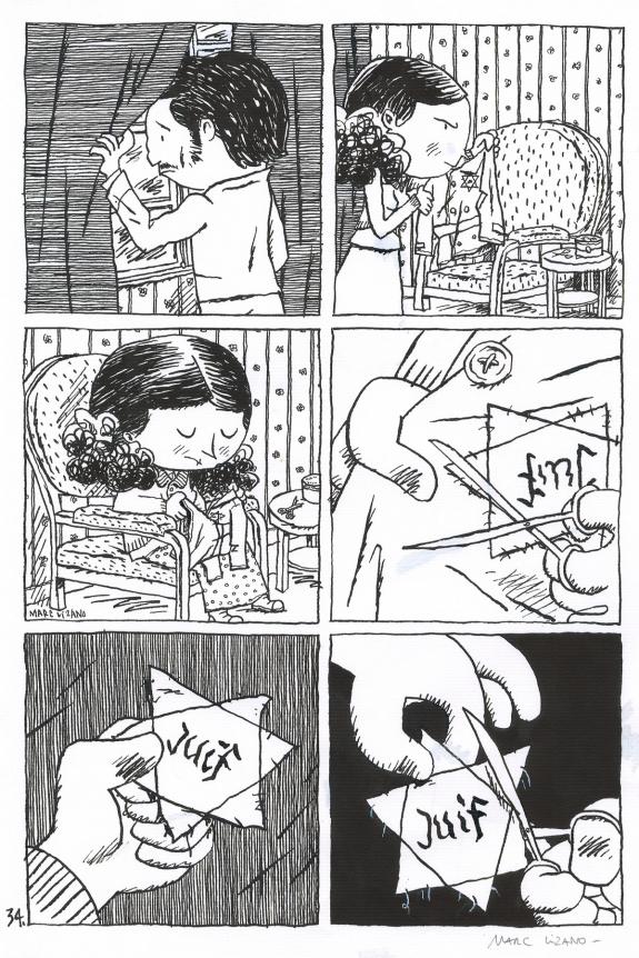 Marc Lizano - L'enfant caché, Planche originale n°34