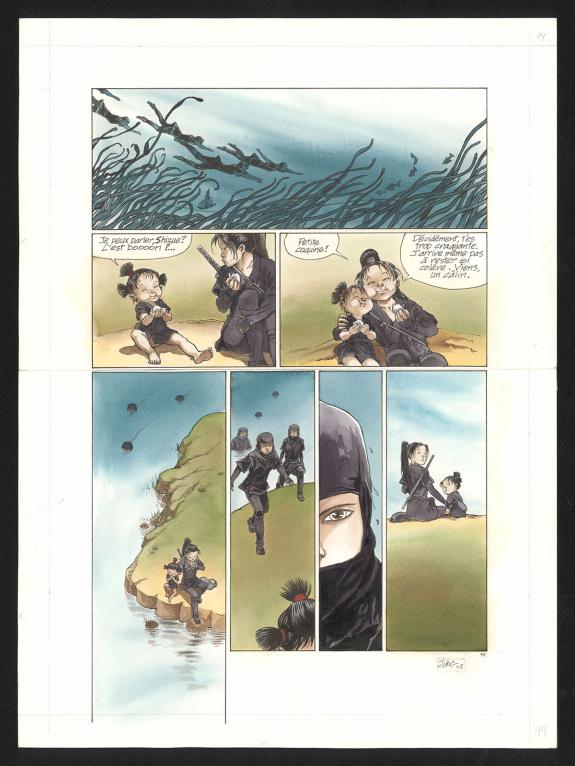 Jung - Kyoteru, Planche originale °44 en couleur directe