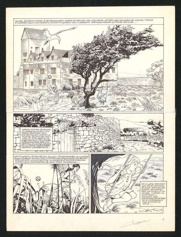 Viviane Nicaise - Sang-de-Lune, Sang-Délire, Planche origina