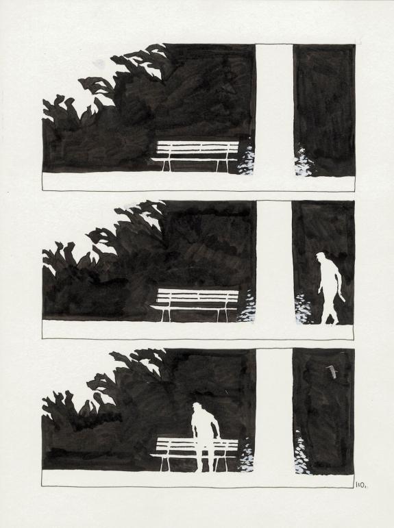 Christophe Chabouté - un peu de bois et d'acier, planche ori