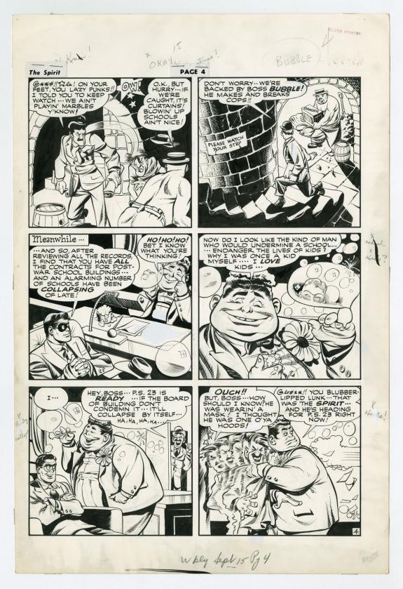 Will Eisner - Le Spirit, Planche originale de l'histoire  ?B