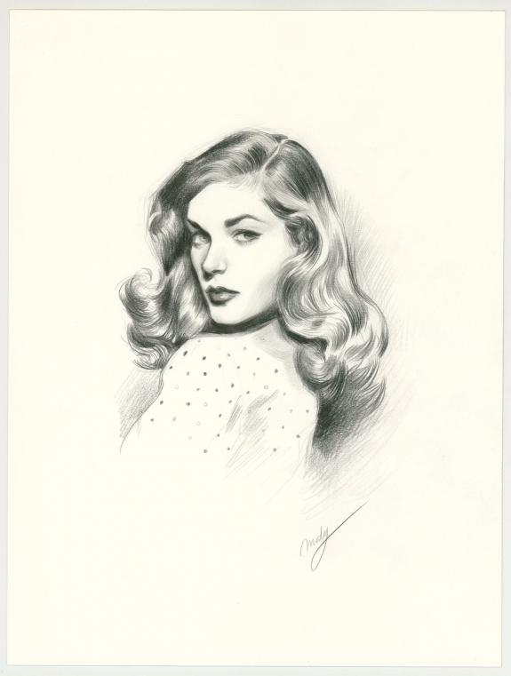 Maly Siri - Pin-up Art, Illustration originale intitulée "La