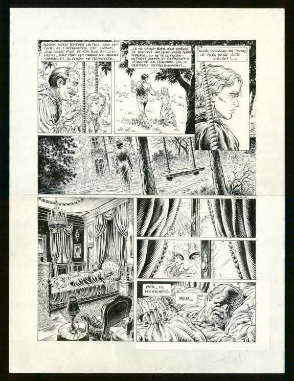 Yves Swolfs - Le Prince de la Nuit, Elise, Planche originale