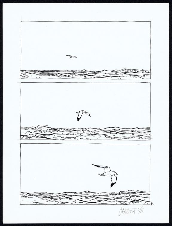 Christophe Chabouté - Tout seul, Planche originale N°3