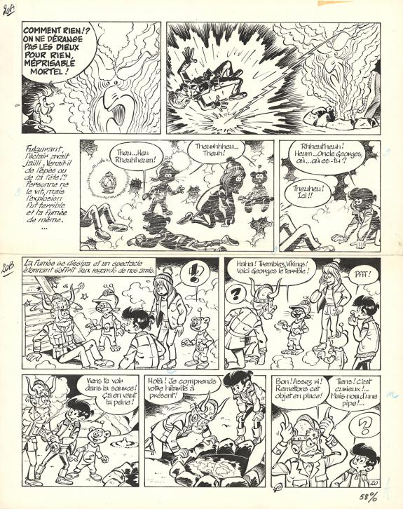 Roland Gos - Le Scrameustache, La saga de Thorgull, Planche 