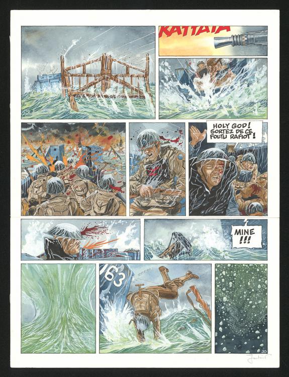 Philippe Jarbinet - Airborne 44, Omaha Beach, Planche origin