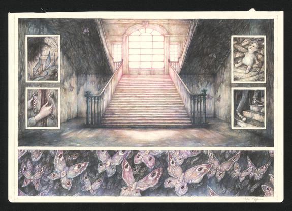 Marco Mazzoni - Journaux troublés, Illustration originale