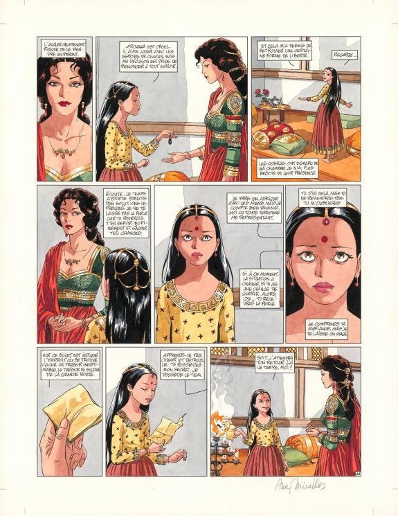 Ana Miralles - Djinn, Un Honneur retrouvé, Planche originale