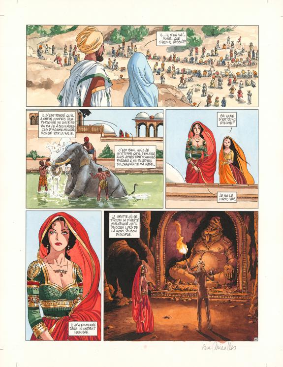 Ana Miralles - Djinn, Un Honneur retrouvé, Planche originale