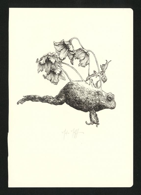 Marco Mazzoni - Journaux troublés, Illustration originale