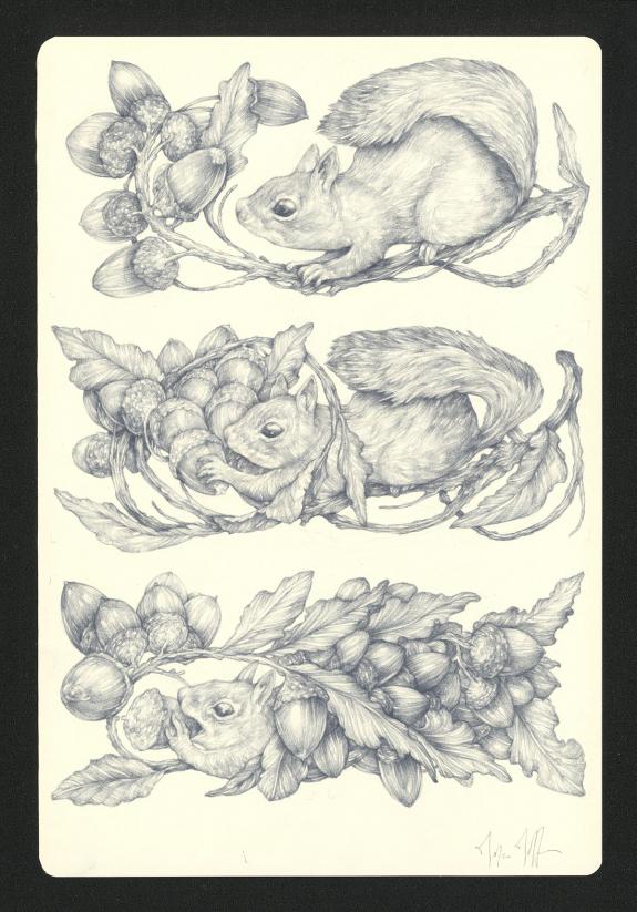 Marco Mazzoni - Journaux troublés, Illustration originale
