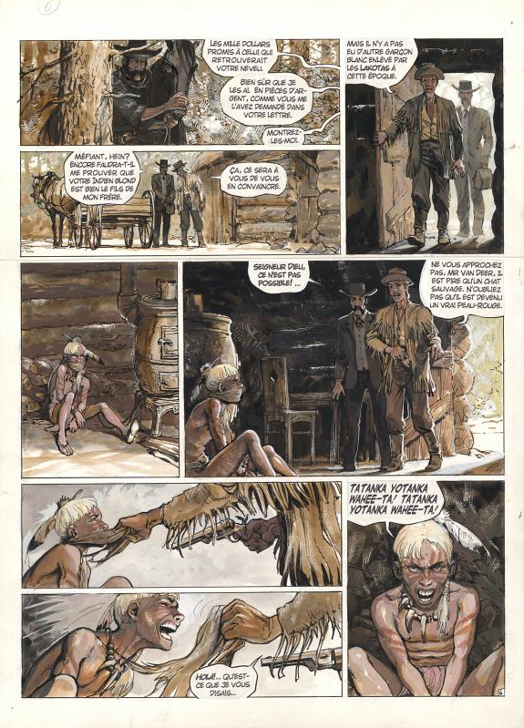 Grzegorz Rosinski - Western, Planche originale n°6