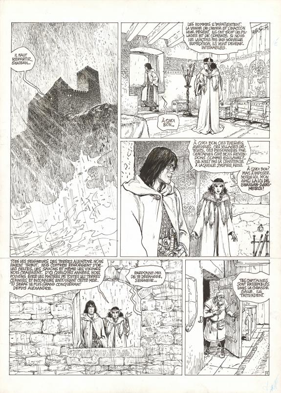 Grzegorz Rosinski - Thorgal, La Couronne d'Ogotaï, Planche o