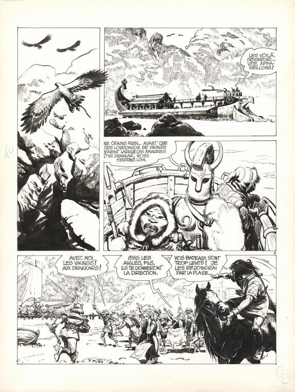 Grzegorz Rosinski - Thorgal, L'Île des Mers Gelées, Planche 