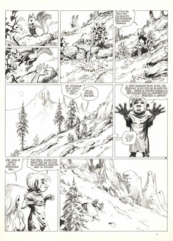 Grzegorz Rosinski - Le Grand pouvoir du Chninkel, Planche or