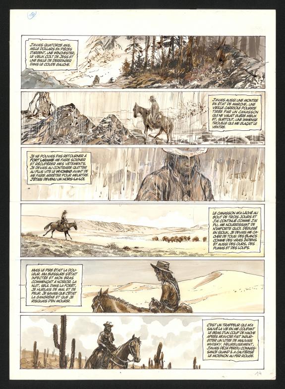 Grzegorz Rosinski - Western, Planche originale n°14