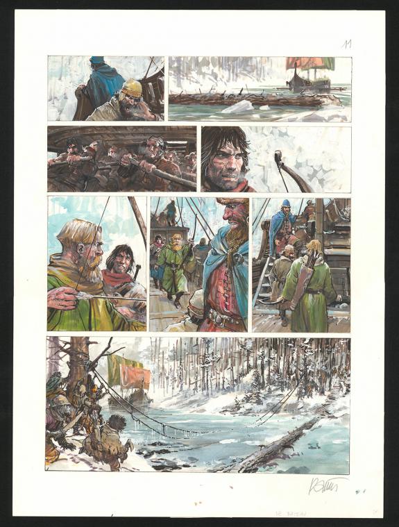 Grzegorz Rosinski - Thorgal, Le Bateau-Sabre, Planche origin