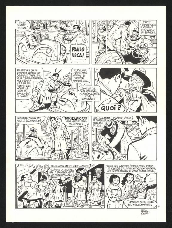 Olivier Schwartz - Atom Agency, Petit hanneton, Planche orig