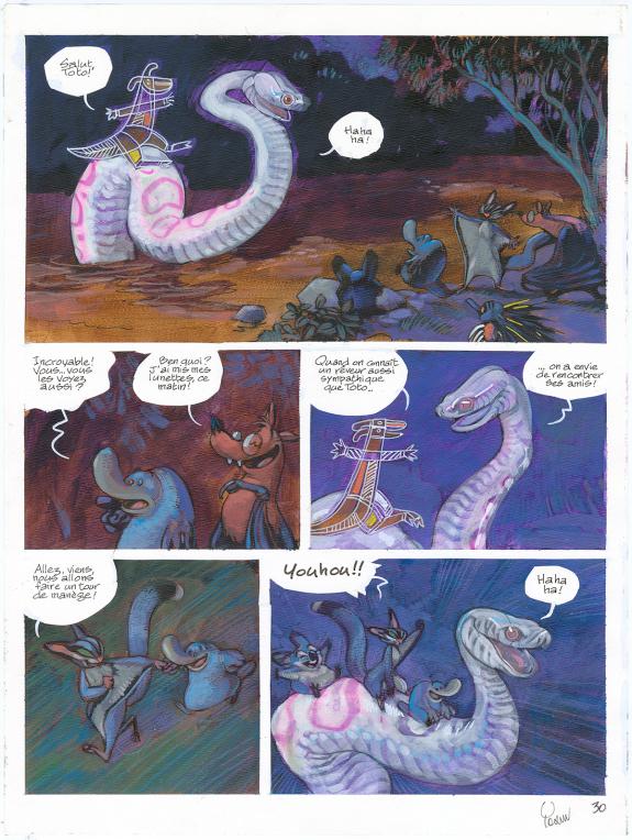 Yoann - Toto l'ornithorynque, Toto l'ornithorynque et le dra