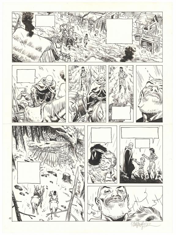 Ralph Meyer - Asgard, Pied-de-fer, Planche originale n&deg;15