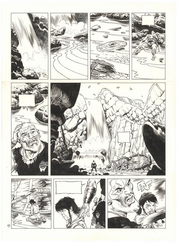 Ralph Meyer - Asgard, Pied-de-fer, Planche originale n&deg;14