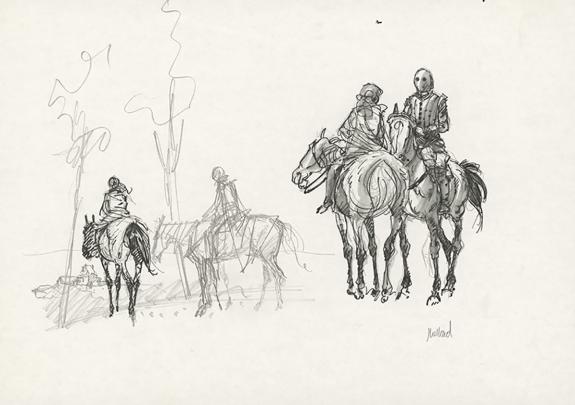 Andr&eacute; Juillard - Les 7 Vies de l'&Eacute;pervier, Illustration orig