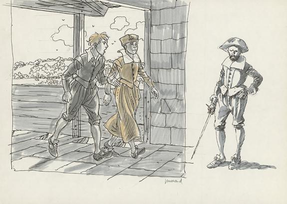 Andr&eacute; Juillard - Illustration originale