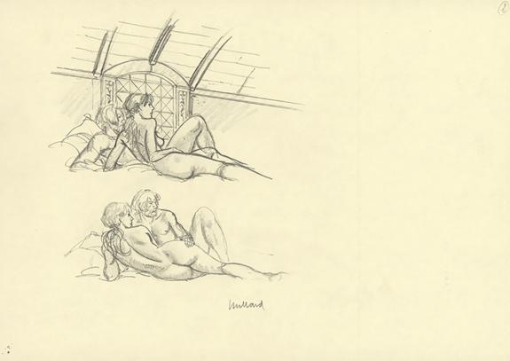 Andr&eacute; Juillard - Plume aux Vents, Illustration originale pou