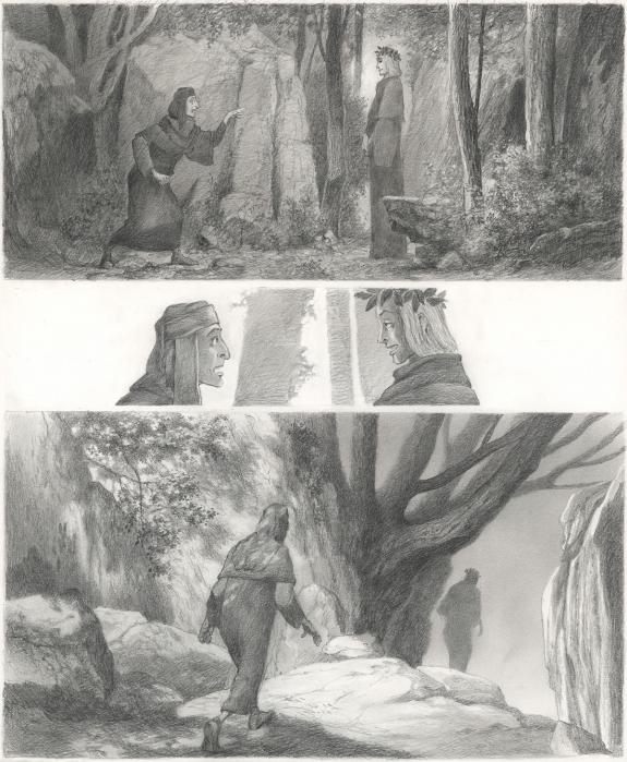 Paul & Ga&euml;tan Brizzi - L'Enfer de Dante, Planche originale n