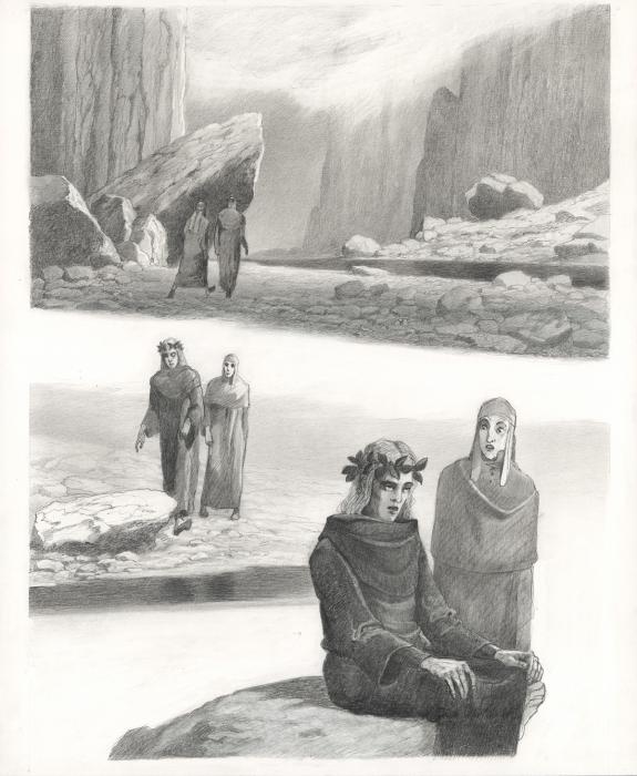 Paul & Ga&euml;tan Brizzi - L'Enfer de Dante, Planche originale n
