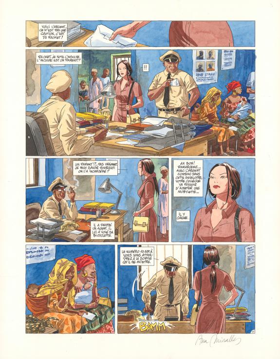 Ana Miralles - Djinn, La Perle noire, Planche originale n°15