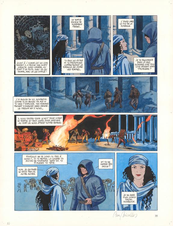 Ana Miralles - Djinn, Le Trésor, Planche originale n°33