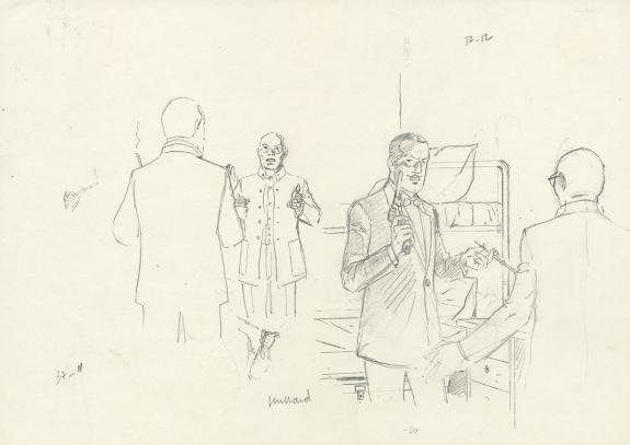 Andr&eacute; Juillard - Blake et Mortimer, Illustration originale