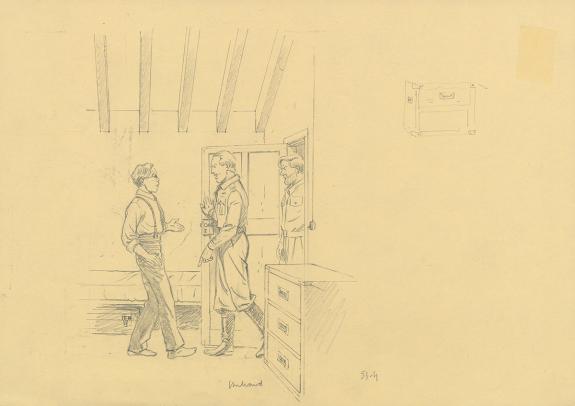 Andr&eacute; Juillard - Blake et Mortimer, Illustration originale