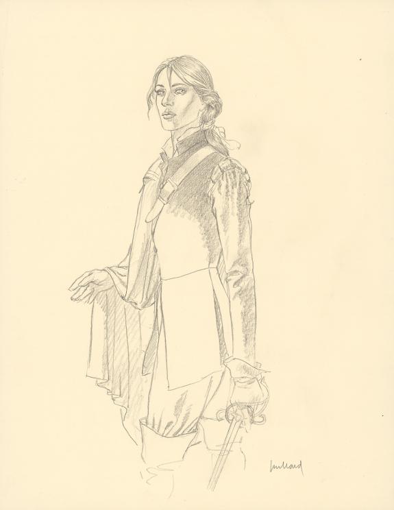 Andr&eacute; Juillard - Plume aux Vents, Illustration originale