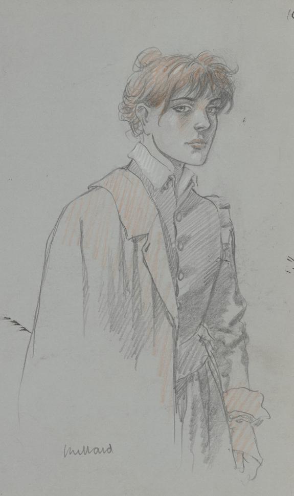 Andr&eacute; Juillard - Plume aux Vents, Illustration originale, re