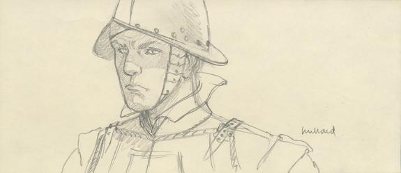 Andr&eacute; Juillard - Les 7 Vies de l'&Eacute;pervier, Illustration orig